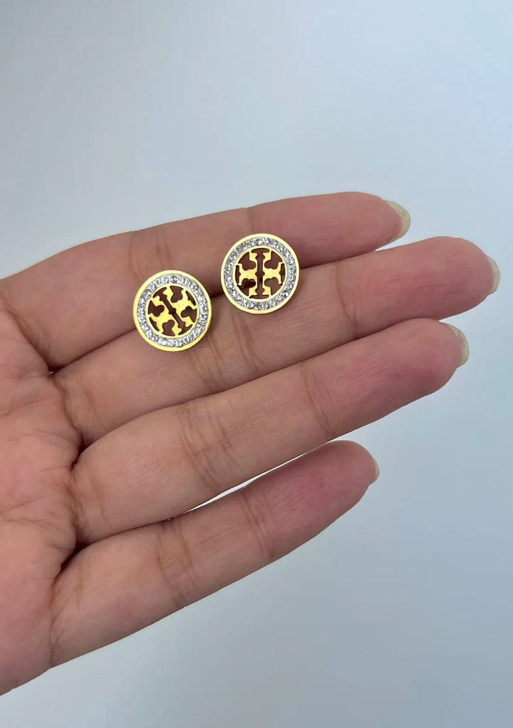 Full Zirconia Gold Plated Set – Necklace & Earrings