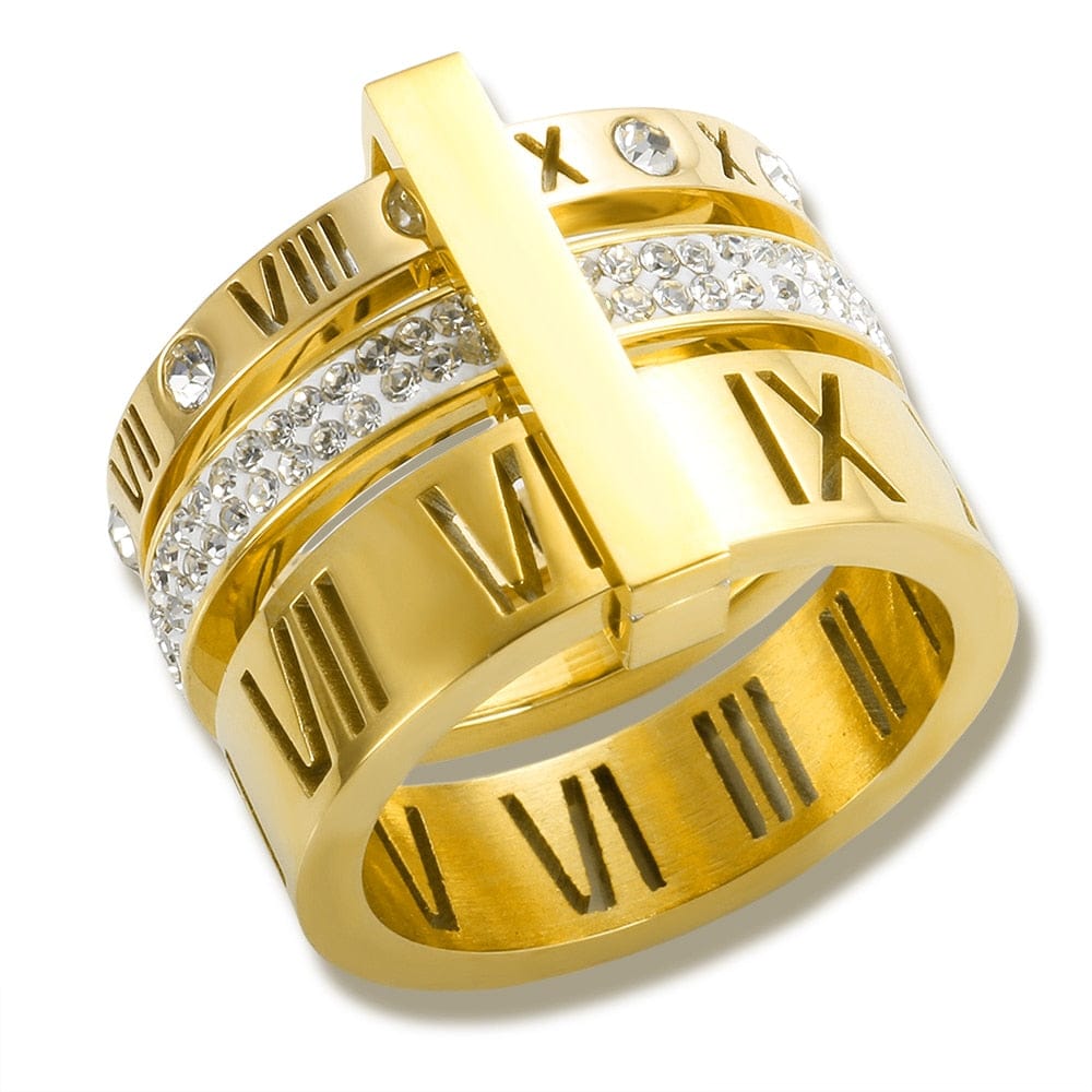 Trio stack Roman Ring