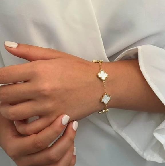 CLOVER BRACELET DOUBLE SIDED