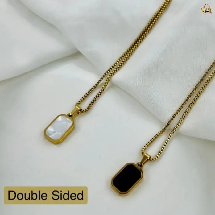 Double sided chip pendant
