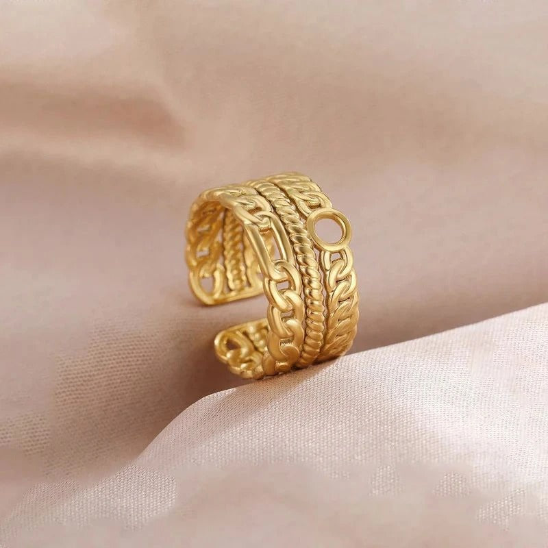 Cubical chunky ring