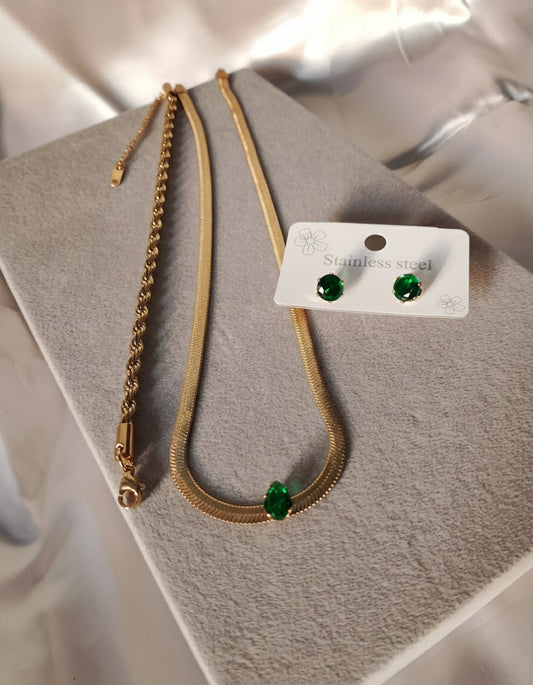 Emerald gemstone combo