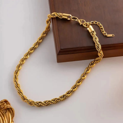 GOLD ROPE BRACELET