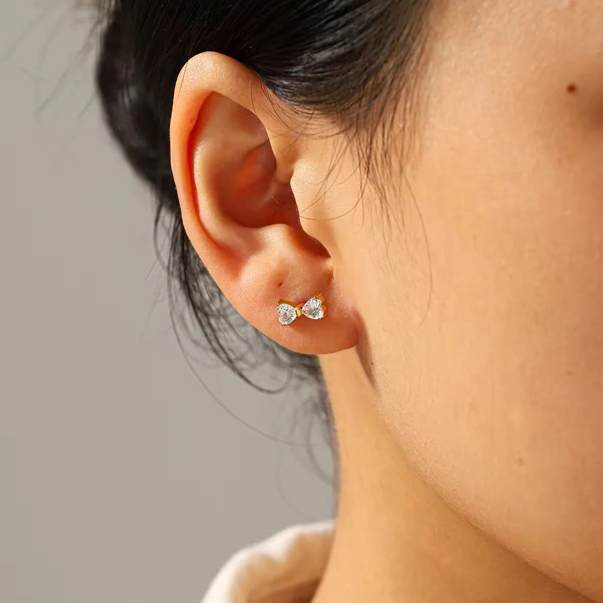 Elegant Bow Crystal full set