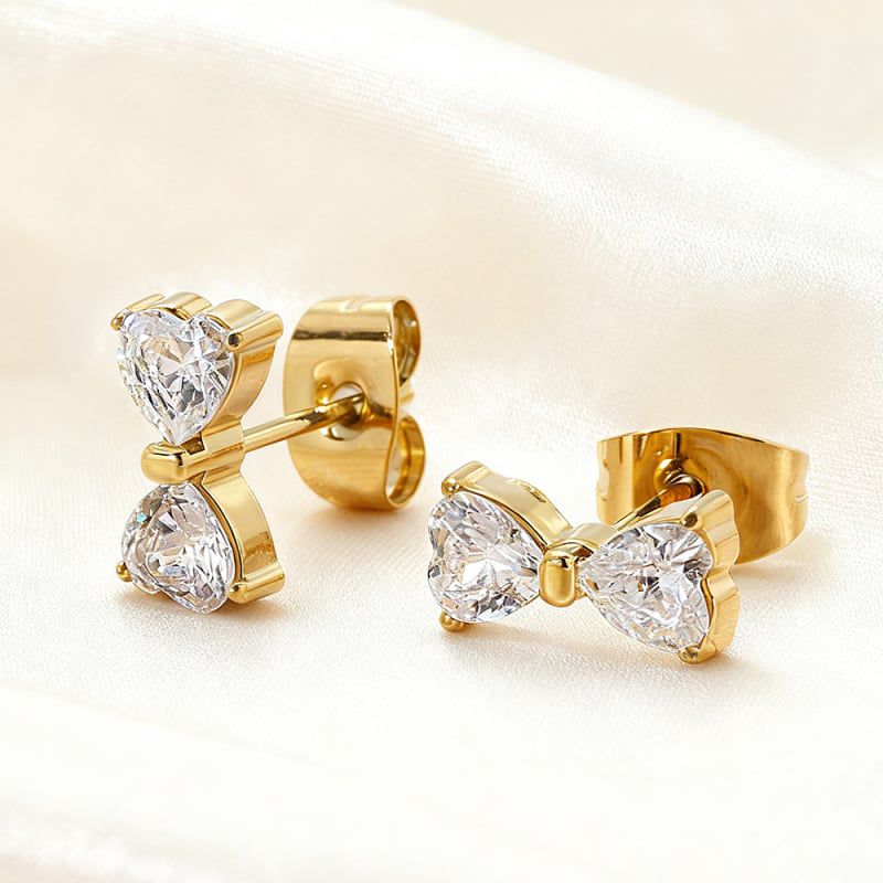 Elegant Bow Crystal full set